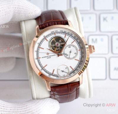 New Replica Vacheron Constantin Traditionnelle Tourbillon Rose Gold For Sale